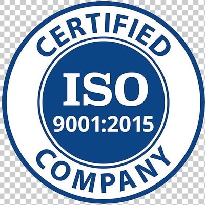 ISO 9001:2015 certified company